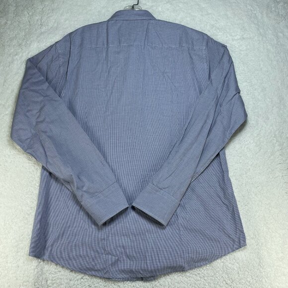 Hugo Boss Shirt Mens Sz L Blue Slim Fit Long Sleeve Button Up - Picture 2 of 7